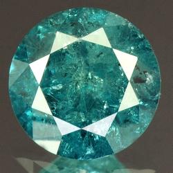 0.47Ct Натуральний блакитний діамант 4.8мм з Сертифікатом IGR (Vivid Royal Blue) 
