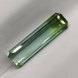 1.04CT Натуральный голубо-зеленый турмалин 11.3*3.2мм (октагон)