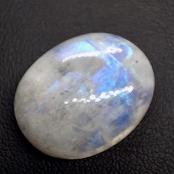 29Ct Натуральний місячний камінь (Адуляр) 24*19мм без огранки