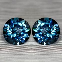 1.79Ct Натуральний Лондон топаз пара 6мм 