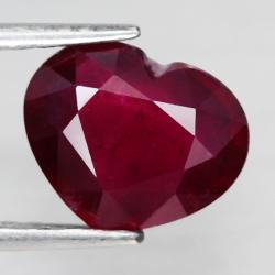 2.69Ct Натуральный рубин сердце 9.4мм Відео 