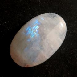24.7Ct Натуральний місячний камінь (Адуляр) 25.5*16.4мм овал кабошон
