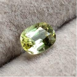 0.73CT Натуральний зелений поліхромний турмалін 6.1*4.85мм (Відео)