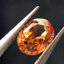 1.17Ct Натуральний імперіал циркон 7*5мм овал 