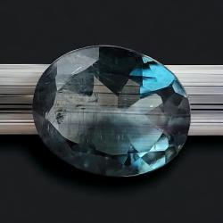 0.3CT Натуральный голубой Турмалин (индиголит) 5*4мм (овал) 