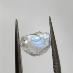 1.4Ct Натуральний чистий Місячний камінь (Адуляр) 7.4*6.2мм без огранки
