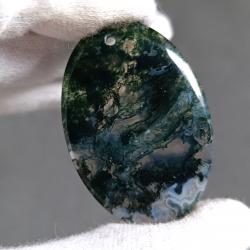 29.2Ct Натуральный моховый агат 40*27мм