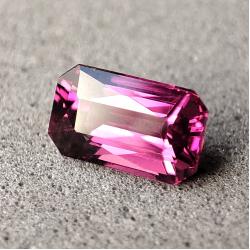 1.15Ct Натуральный родолит гранат 7.3*4.4мм (октагон) Малави Видео
