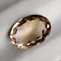 4.26Ct Крупный натуральный Цитрин/Аметрин 13.3*9.5мм 