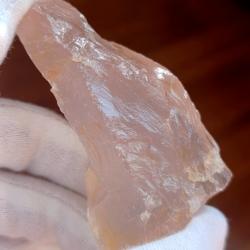 335Ct Натуральний необроблений Рожевий кварц 65*38мм