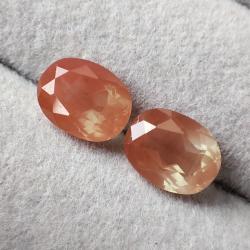 4.0Ct Натуральные Андезины пара 9*7мм