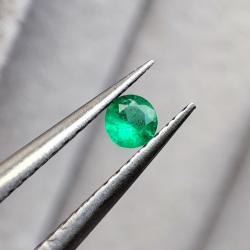 0.12Ct Натуральний Смарагд Класу АА++ 3мм круг 