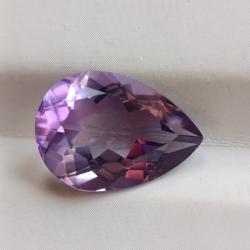 4.53Ct Натуральний поліхромний Бразильський Аметист 14*10мм груша 