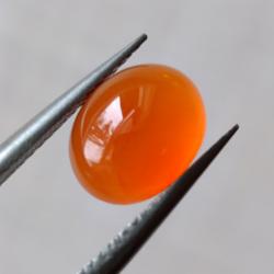 2.6Ct Натуральний Індійський сердолік 10*8мм кабошон 