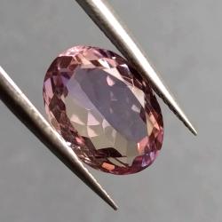 5.23Ct Натуральный Аметрин 13.8*9.9мм овал (Боливия)