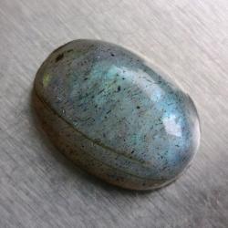 11.4Ct Редкий натуральный серо-голубой лабрадорит (лабрадор) 17.6*12.6мм Видео