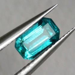 1.23Ct Lagoon Green Апатит 7.8*4.8мм октагон (Відео)