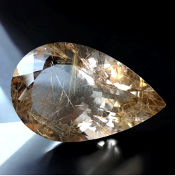 26.3Ct Натуральний колекційний Рутиловий кварц 27*18мм груша