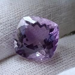 8.8Ct Крупный натуральный аметист 13.2мм кушон Видео