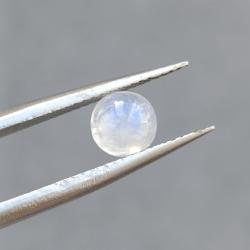 0.98Ct Натуральний місячний камінь (Адуляр) 6мм круг кабошон