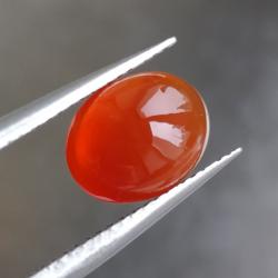 2.4Ct Натуральний Індійський сердолік 9.9*7.9мм кабошон 