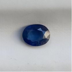 0.33Ct Натуральний синій сапфір 4.9*4мм овал 