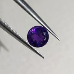 0.63Ct Натуральний аметист 5.5мм круг 