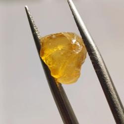 2.6Ct Натуральный необработанный цитрин 9.7*7.5мм