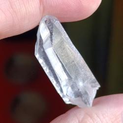 28.1Ct Ct Натуральный Горный Хрусталь кристалл 38*13мм 