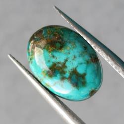 4.78Ct Натуральная голубая Бирюза 14*10мм овал (не прессованная) 