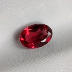 0.79Ct Натуральный Альмандин гранат 7*5мм овал (Видео)
