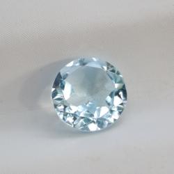 0.97Ct Натуральный топаз Sky Blue 6.1мм круг