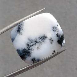 21.3Ct Натуральний морозний Агат 22*19мм кабошон
