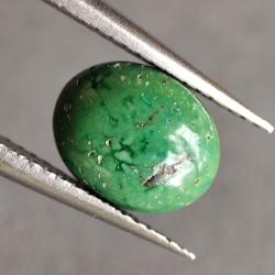 2.4Ct Натуральна зелена Бірюза 10*8мм (не пресована), Невада