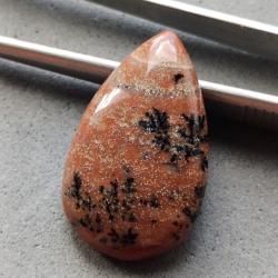 25.8Ct Натуральный коричневый дендритовый опал 30*18мм