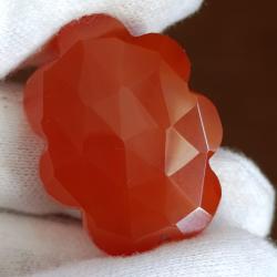 49.8Ct Натуральний Індійський сердолік 31*24мм фантазійна огранка