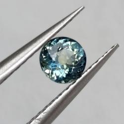 0.49Ct Натуральний поліхромний сапфір 4.5мм (Відео) Сертифікат 