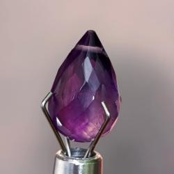 4.47Ct Натуральный аметист 12.7*7.9мм бриолет