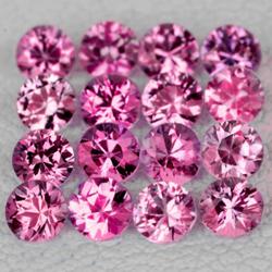 0.16Ct Натуральный розовый Малави Гранат 3.4мм 