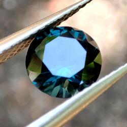 0.83Ct Exclusive ШПИНЕЛЬ Teal Green 6мм Мьянма (Видео)