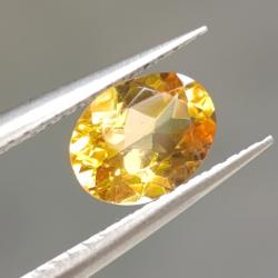 0.9Ct Натуральний цитрин 8*6мм овал 