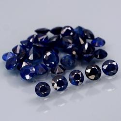 0.095Ct Натуральний синій кашмірський сапфір 2.65мм (ціна за 1шт)