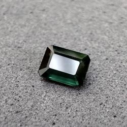 0.67Ct Натуральный зелено-синий сапфир 5.5*4.15мм октагон