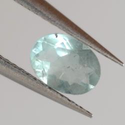 0.8Ct Натуральний Аквамарин овал 7.2*5.3мм (Бразилія)