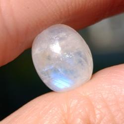 5.2Ct Натуральний місячний камінь (Адуляр) 11*9мм овал кабошон