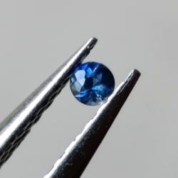 0.042Ct Яркий Васильково-синий кашмирский сапфир 2мм круг 