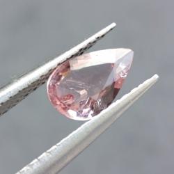 0.57Ct Натуральний рожевий Турмалін - Рубелліт 7.8*5.2мм (груша) 