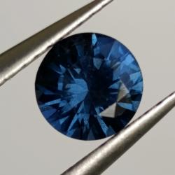 0.86Ct Натуральна синя Грозова ШПІНЕЛЬ colour change 6.06мм М'янма (Відео)