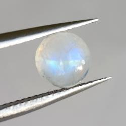 1.87Ct Натуральный Лунный камень (Адуляр) круг 7.6мм 