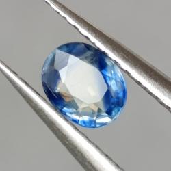 0.49Ct Натуральний синьо-блакитний Сапфір 5.2*4мм овал 